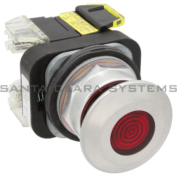 Allen Bradley 800TC-FXQH10RD4S Pushbutton | Finger Safe Product Image