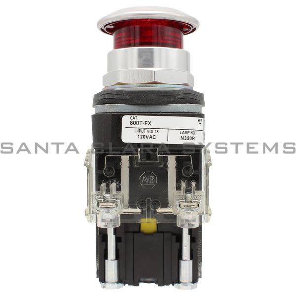 Allen Bradley 800TC-FXQH10RG1 Pushbutton | Finger Safe Product Image