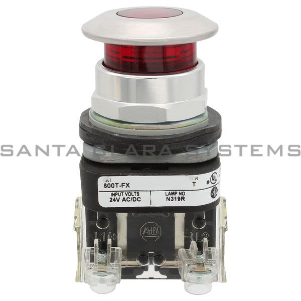 Allen Bradley Pushbutton Finger Safe 800TCFXQH24R En stock y listos