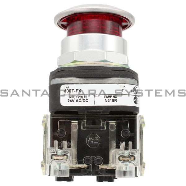Allen Bradley 800TC-FXQH24RA Pushbutton | Finger Safe Product Image