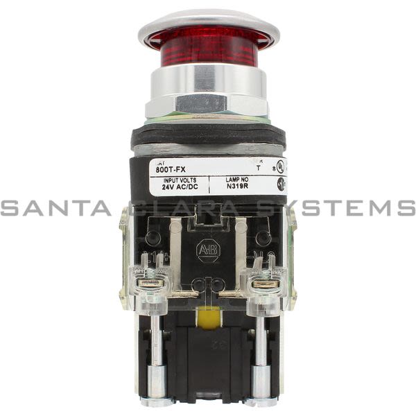 Allen Bradley 800TC-FXQH24RA1 Pushbutton | Finger Safe Product Image