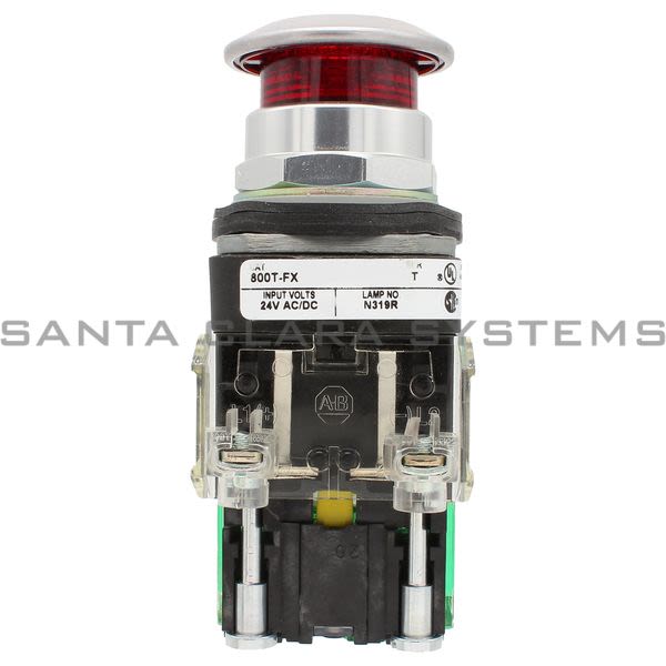 Allen Bradley 800TC-FXQH24RA1S Pushbutton | Finger Safe Product Image