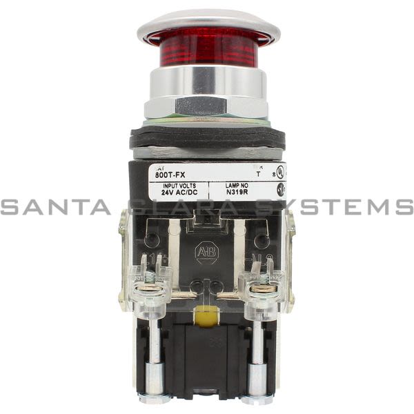 Allen Bradley 800TC-FXQH24RA5 Pushbutton | Finger Safe Product Image