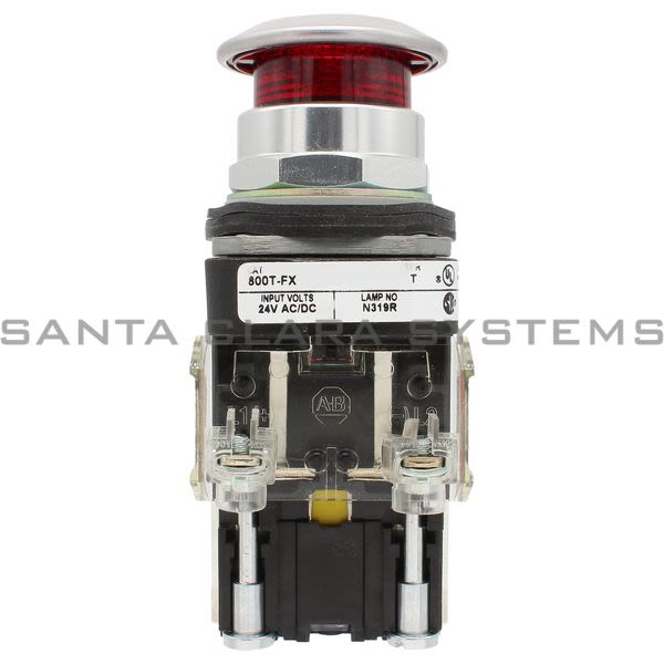 Allen Bradley 800TC-FXQH24RA7 Pushbutton | Finger Safe Product Image