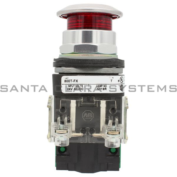 Allen Bradley 800TC-FXQH24RAP Pushbutton | Finger Safe Product Image