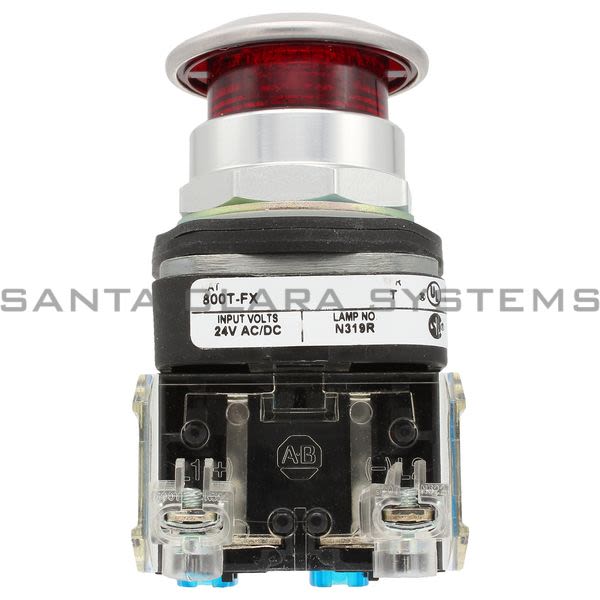 Allen Bradley 800TC-FXQH24RAV Pushbutton | Finger Safe Product Image