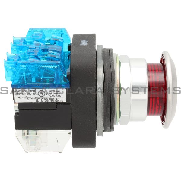 Allen Bradley 800TC-FXQH24RD2V Pushbutton | Finger Safe Product Image