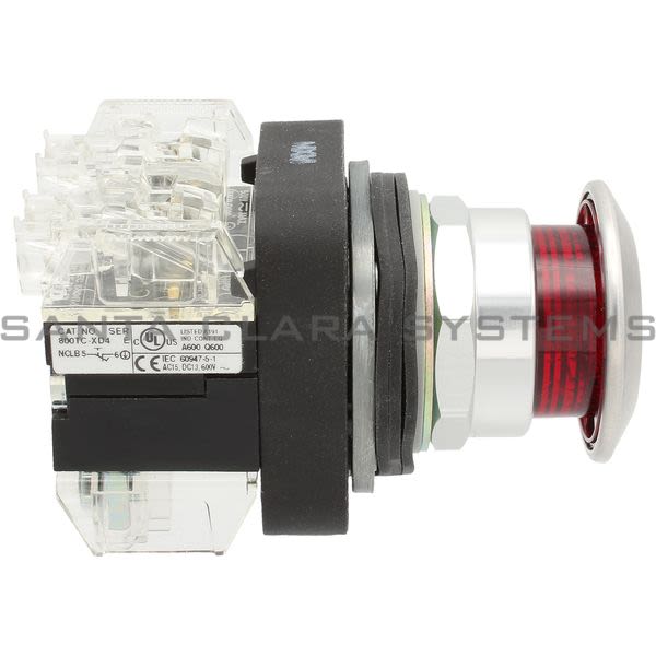 Allen Bradley 800TC-FXQH24RD4 Pushbutton | Finger Safe Product Image
