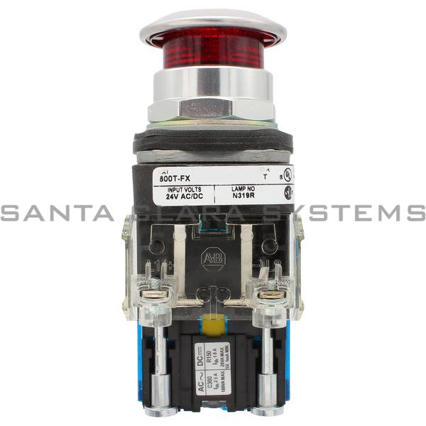 Allen Bradley 800TC-FXQH24RG1V Pushbutton | Finger Safe Product Image