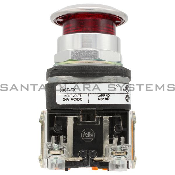 Allen Bradley 800TC-FXQH24RG22 Pushbutton | Finger Safe Product Image