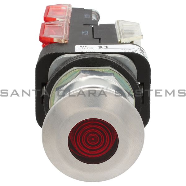 Allen Bradley 800TC-FXQH24RNE Pushbutton | Finger Safe Product Image