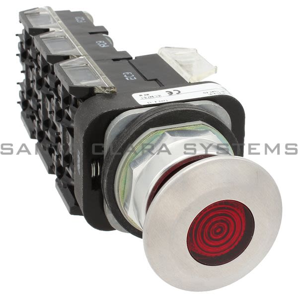 Allen Bradley 800TC-FXQH24RNH Pushbutton | Finger Safe Product Image