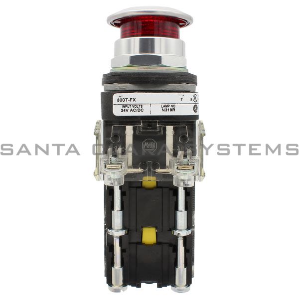 Allen Bradley 800TC-FXQH24RNH Pushbutton | Finger Safe Product Image