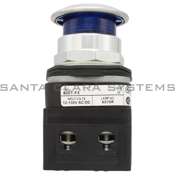 Allen Bradley 800TC-FXQH2BA Pushbutton | Finger Safe Product Image
