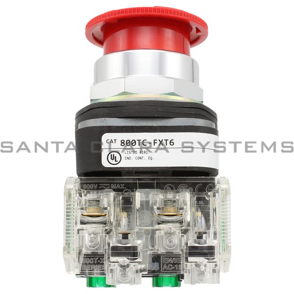 Allen Bradley 800TC-FXT6A1 Pushbutton | Finger Safe Product Image