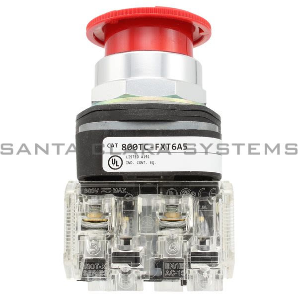 Allen Bradley 800TC-FXT6A5 Pushbutton | Finger Safe Product Image