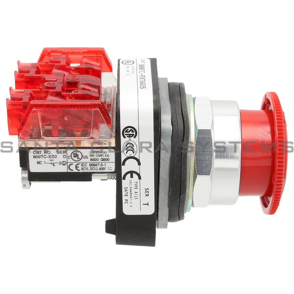 Allen Bradley 800TC-FXT6D2 Pushbutton | Finger Safe Product Image