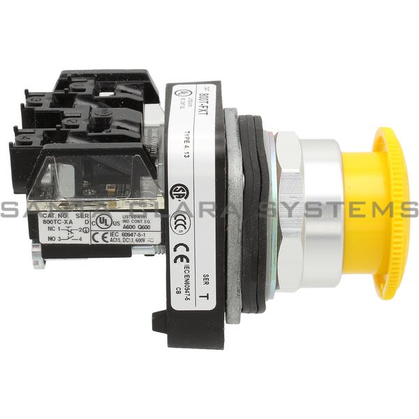 Allen Bradley 800TC-FXT9A Pushbutton | Finger Safe Product Image