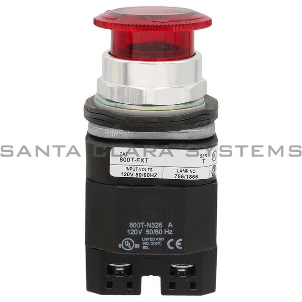 Allen Bradley 800TC-FXTP16RD4S Pushbutton | Finger Safe Product Image