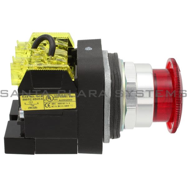 Allen Bradley 800TC-FXTP16RD4S Pushbutton | Finger Safe Product Image
