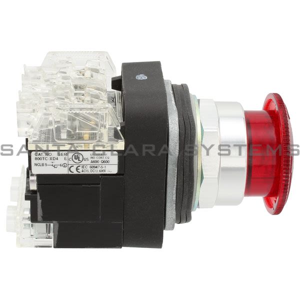 Allen Bradley 800TC-FXTP26RD4 Pushbutton | Finger Safe Product Image