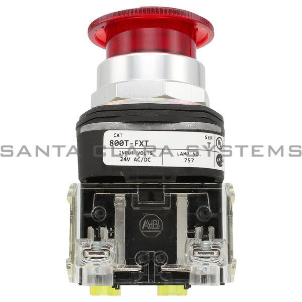 Allen Bradley 800TC-FXTQ24RD4S Pushbutton | Finger Safe Product Image