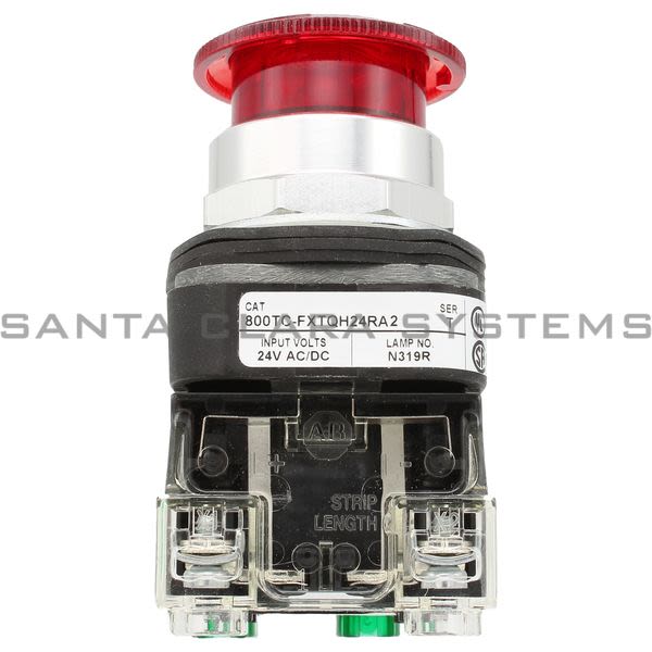 Allen Bradley 800TC-FXTQH24RA2 Pushbutton | Finger Safe Product Image