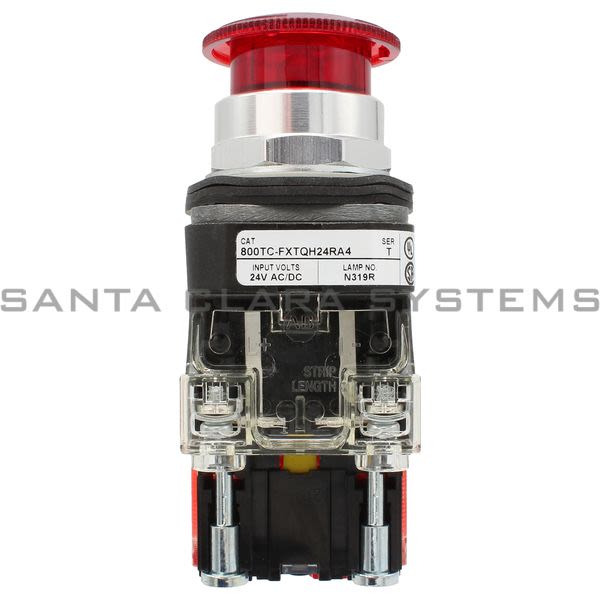 Allen Bradley 800TC-FXTQH24RA4 Pushbutton | Finger Safe Product Image