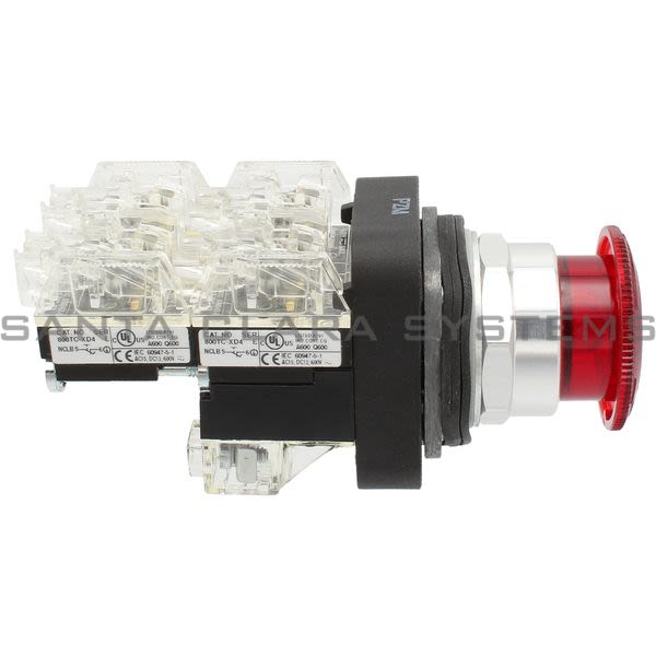 Allen Bradley 800TC-FXTQH24RA5 Pushbutton | Finger Safe Product Image