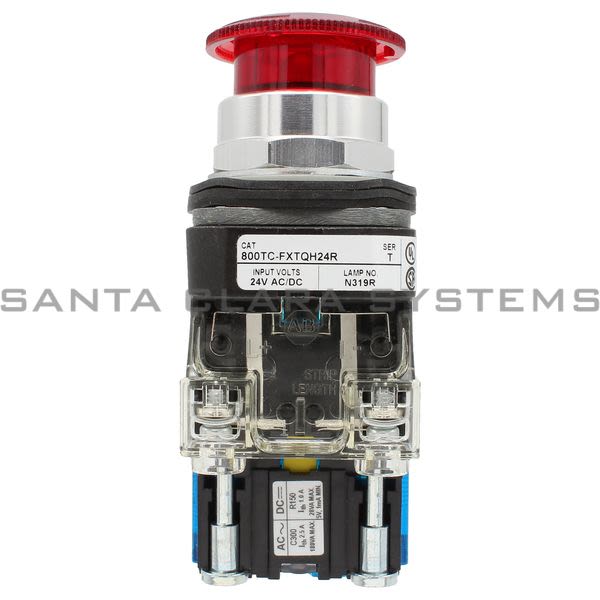 Allen Bradley 800TC-FXTQH24RBV Pushbutton | Finger Safe Product Image