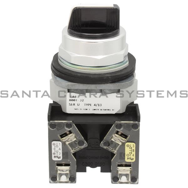 Allen Bradley 800TC-J2BY Selector Switch | Finger Safe Product Image