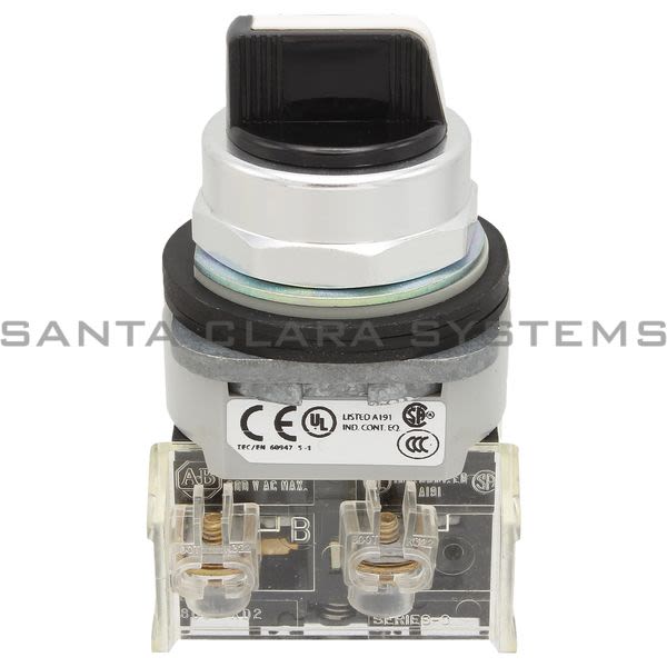 Allen Bradley 800TC-J2KC1JEXX Selector Switch | Finger Safe Product Image