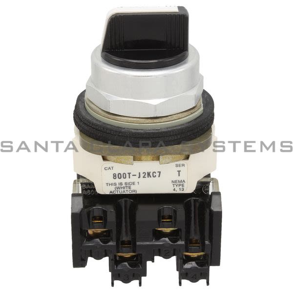 Allen Bradley 800TC-J2KC7B Selector Switch | Finger Safe Product Image