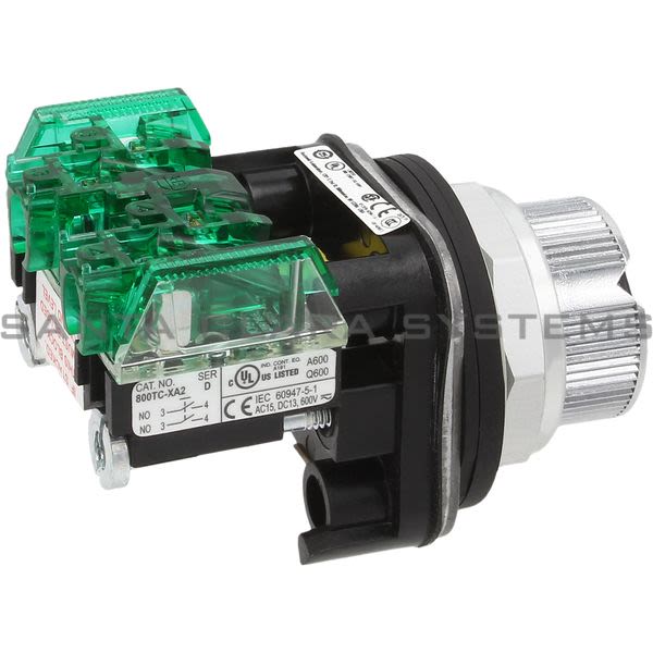 Allen Bradley 800TC-KD2MMXX Selector Pushbutton | Finger Safe Product Image