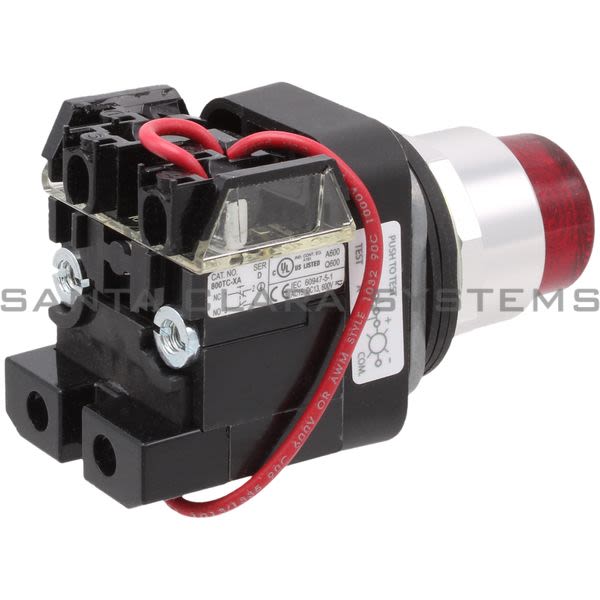 Allen Bradley 800TC-PTH26R Pilot Light | Finger Safe Product Image