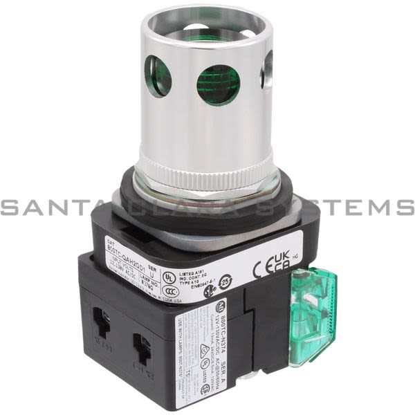 Allen Bradley 800TC-QAH2GD1 Push Button | Finger Safe Product Image