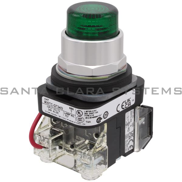 Allen Bradley 800TC-QT24G Pilot Light | Finger Safe Product Image