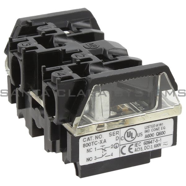 Allen Bradley 800TC-XA Contact Block | Finger Safe Product Image