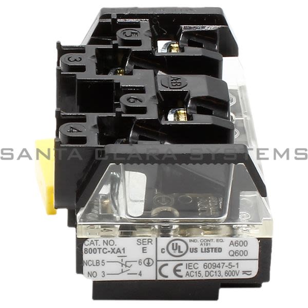 Allen Bradley 800TC-XA1 Contact Block | Finger Safe Product Image