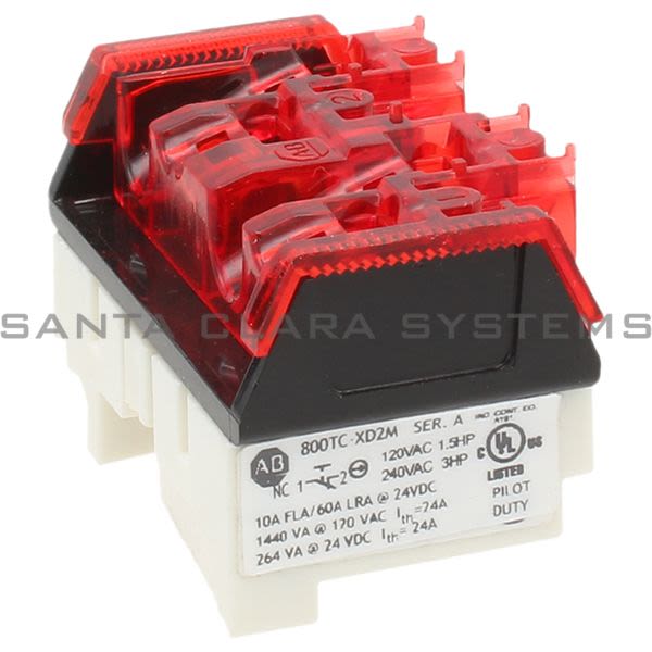 Allen Bradley 800TC-XD2M Contact Block | Finger Safe Product Image