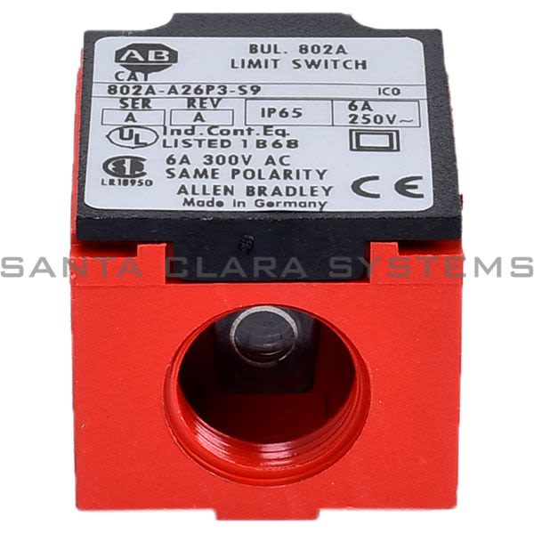 Allen Bradley 802A-A26P3-S9  Limit Switch Product Image