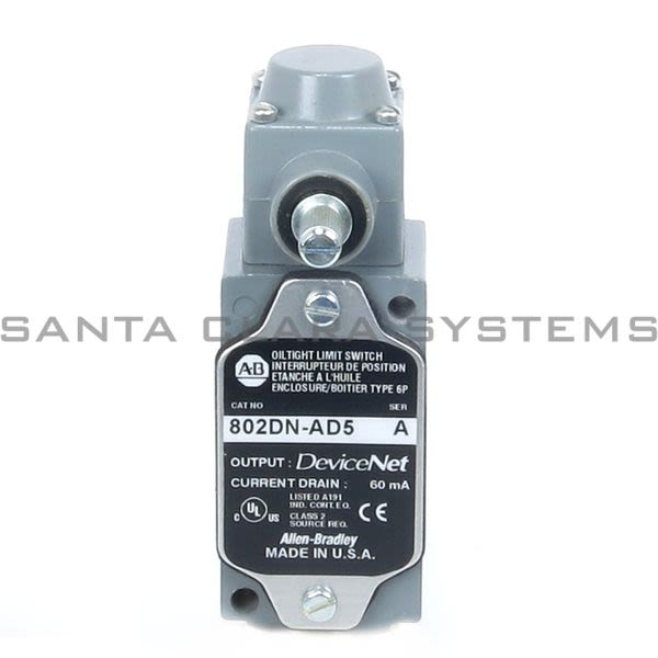 Allen Bradley 802DN-AD5 Limit Switch | DeviceNet Product Image
