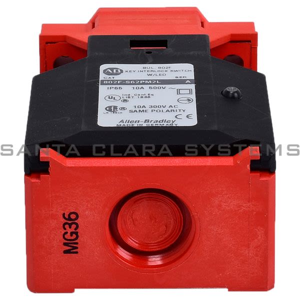 Allen Bradley 802F-S62PM2L Safety Switch Product Image