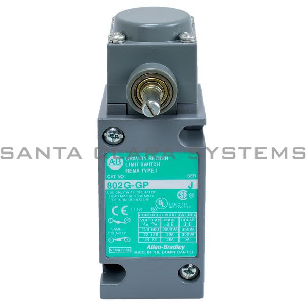Allen Bradley 802G-GP  Gravity Return Limit Switch Product Image