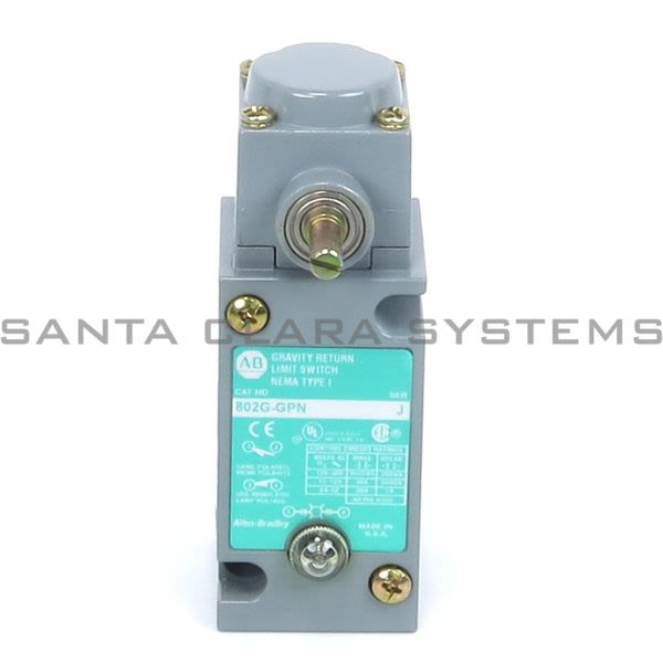 Allen Bradley 802G-GPN  Gravity Return Limit Switch Product Image