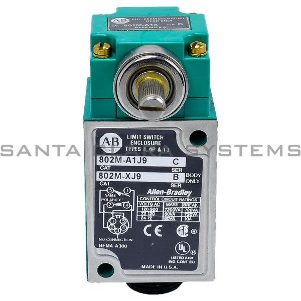 Allen Bradley 802M-A1J9  Limit Switch Product Image