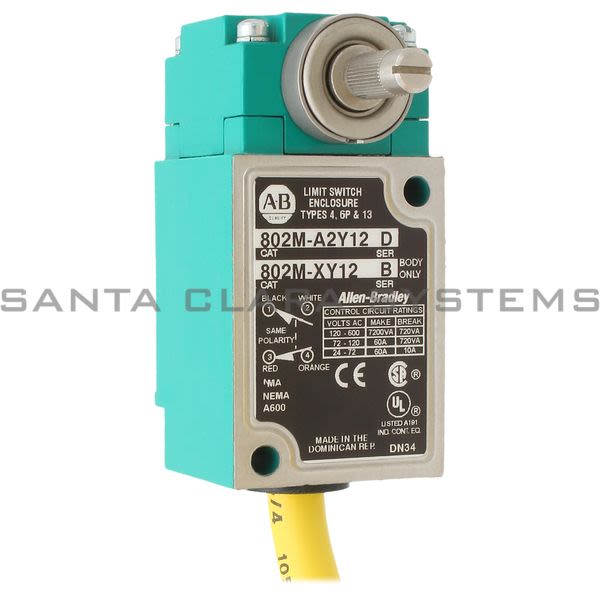 Allen Bradley 802M-A2Y12 Limit Switch Product Image