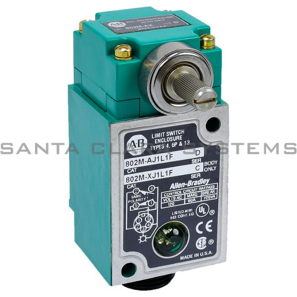 Allen Bradley 802M-AJ1L1F  Limit Switch Product Image