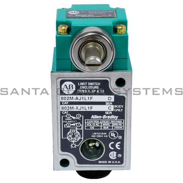 Allen Bradley 802M-AJ1L1F  Limit Switch Product Image