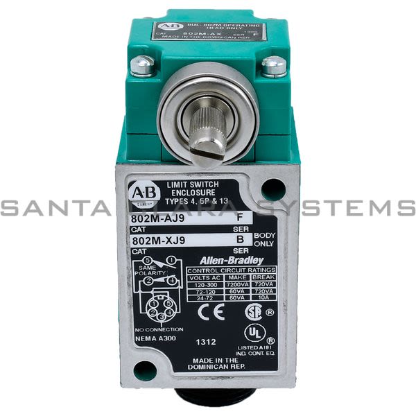 Allen Bradley 802M-AJ9  Limit Switch Product Image